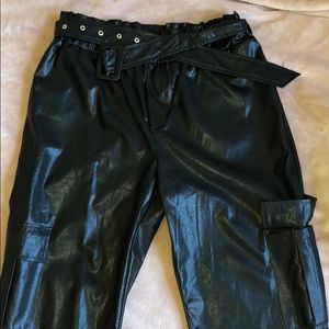 VEGAN LEATHER JOGGER